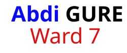 Abdi Gure for Ward 7